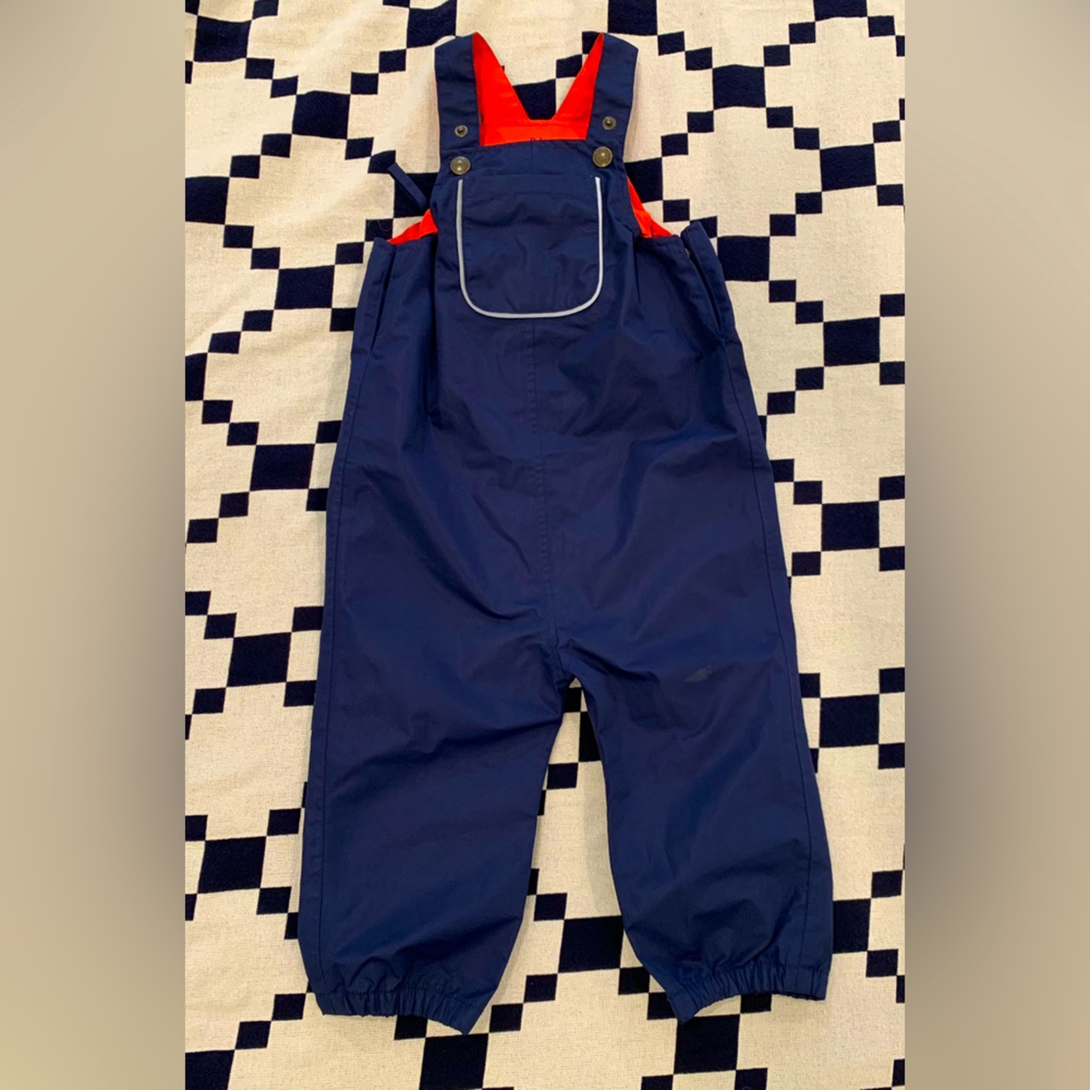 New Baby Boden Waterproof Pack-away Overalls 18-24 months